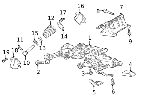 Steering Column Assembly for 2014 Audi R8 #0