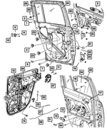 1AZ97DX9AB - : Door Latch Knob And Push Rod for Mopar Image