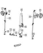 Buckle Assy-s/belt Buckle Assy, Center, Passenger