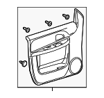 25898229 - Body: Door Trim Panel for GM Image