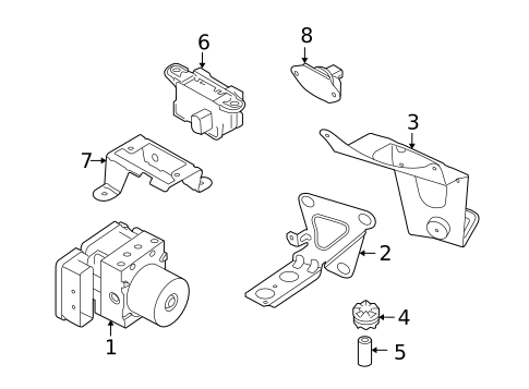 ABS Components for 2009 BMW M6 #0