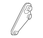 4444207010 - Steering: Power Steering Pump Rear Bracket for Toyota: Avalon, Camry, Sienna, Solara Image