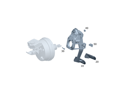 Pedal Assembly with Bearing for 2021 Mercedes-Benz GLS580 #0