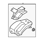 289602M100 - : Stay Bracket for Hyundai Image