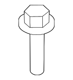 284172F000 - Exhaust: Heat Shield Bolt for Genesis: G70, G80, G90, GV70, GV80, GV80 Coupe | Hyundai: Accent, Elantra, Elantra Coupe, Elantra GT, Elantra N, Genesis, Genesis Coupe, Kona, Palisade, Santa Cruz, Santa Fe, Santa Fe Sport, Santa Fe XL, Sonata, Tucson, Veloster, Venue Image