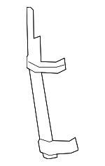 25958242 - : Part# 25958242 Passenger Side Front Door Window Rear Channel Retainer for Chevrolet: Captiva Sport | Saturn: Vue Image