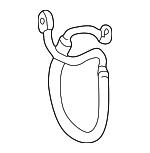 80315S84A01 - HVAC: Discharge Hose for Honda: Accord Image