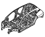 41009631267 - Body: Body Assembly for BMW: iX Image