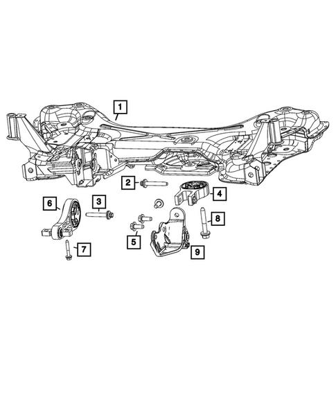 Motor Mounts for 2024 Ram ProMaster EV #1