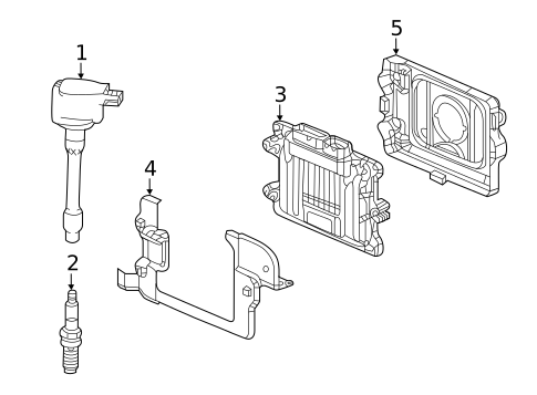 Ignition System for 2024 Acura RDX #0