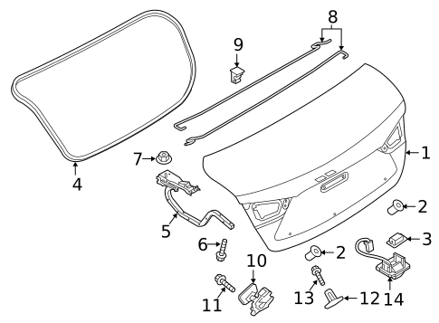 Lid & Components for 2020 Toyota Yaris #0