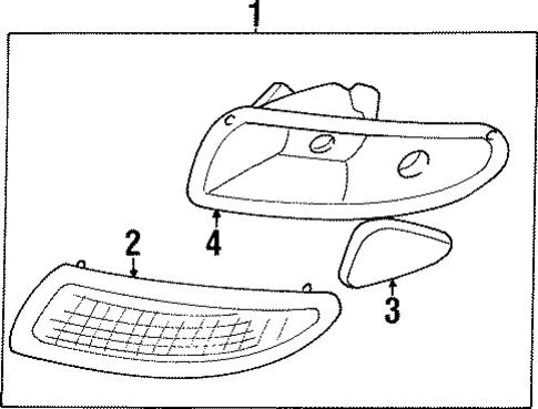 Park & Side Marker Lamps for 2003 Pontiac Grand Prix #0