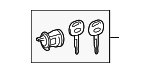 690560E020 - Body: Cylinder &amp; Keys for Toyota Image image