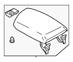 51165A19765 - Body: Armrest Pad for BMW Image