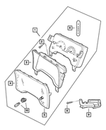 56045786AD - Instrument Panel and Radios and Consoles: Cluster for Mopar Image