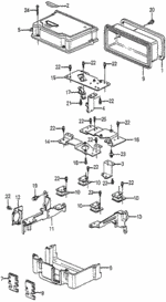 36031PD6661 - : Stay, Connector for Honda Image