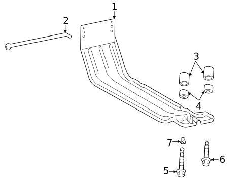 Spare Tire Carrier for 1997 Volkswagen EuroVan #0
