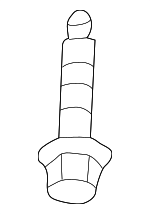 WHT003472 - : Spacer Bolt for Volkswagen: EuroVan Image