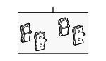 446550240 - : Disc Brake Pad Set Front for Lexus Image