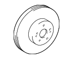 4351250220 - Brakes: Rotor for Lexus Image