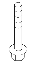 PAF008757 - Suspension: Track Bar Bolt for Porsche: 718 Boxster, 718 Cayman, 718 Spyder, 911, Boxster, Cayman Image