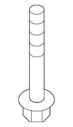 99907283601 - Suspension: Suspension Cross-member Mount Bolt for Porsche: 718 Boxster, 718 Cayman, 911, Boxster, Cayman Image