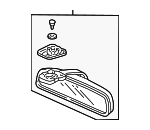 76430S5A003ZA - Body: Mirror Inside for Acura Image