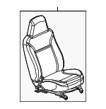 20816048 - Body: Seat Assembly for Chevrolet: Colorado | GMC: Canyon Image