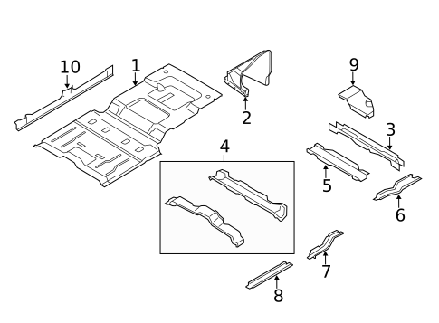Rear Body for 2010 Lincoln Navigator #0