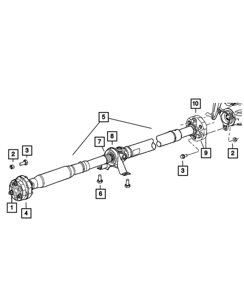 Drive Shaft for 2011 Dodge Charger #0