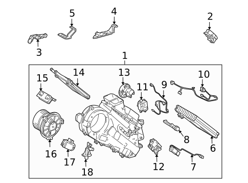Rear Evaporator for 2008 Lexus LX570 #0