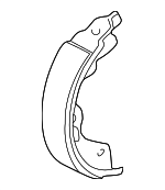 43153S9VA21 - : 2005-2014 Honda Shoe A Parking Brake for Honda: Pilot, Ridgeline Image