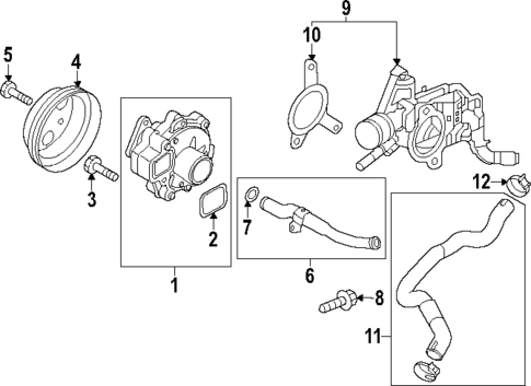 Water Pump for 2024 Mazda 3 #2