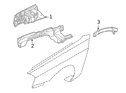 Structural Components & Rails for 2005 Kia Optima #0