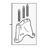 50655SZT003 - : Bracket for Honda: CR-Z Image
