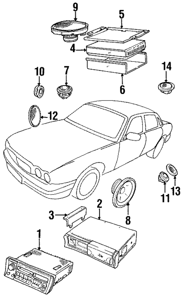 DBC10427 - Body: Radio for Jaguar Image