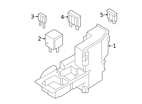 Fuse & Relay for 2025 Audi A5 Sportback #3