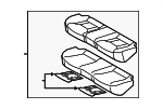 891003V040XBE - Body: Cushion Assembly for Hyundai Image