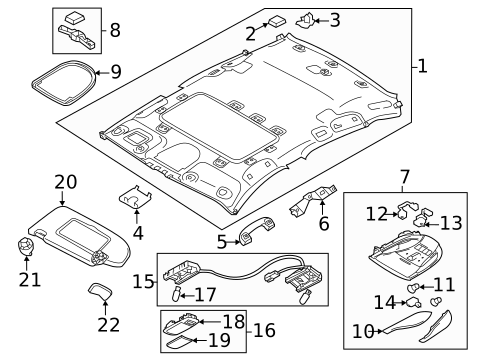 Sunroof for 2019 INFINITI Q70 #0