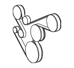 53010254AB - : Serpentine Belt for Mopar Image