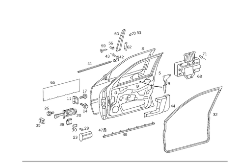 Front Doors for 2000 Mercedes-Benz C43 AMG #0