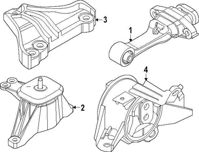 21825ES100 - : Front Mount Bracket for Kia Image