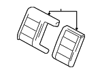 5G1Z5466601CAB - Body: Seat Back Cover for Ford: Five Hundred Image
