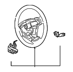 4811050J70R8R - Steering: Steering Wheel for Suzuki Image