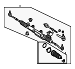203460130080 - Steering: Gear Assembly for Mercedes-Benz Image