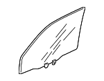 73300S9V305 - : Door Glass for Honda: Pilot Image