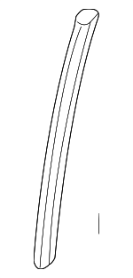 72239S3VA01 - : 2003-2008 Honda Pilot - Channel Front Door Run (Lower) for Honda: Pilot Image