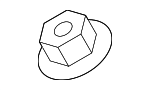 981364D000 - Body: Wiper Arm Nut for Kia Image