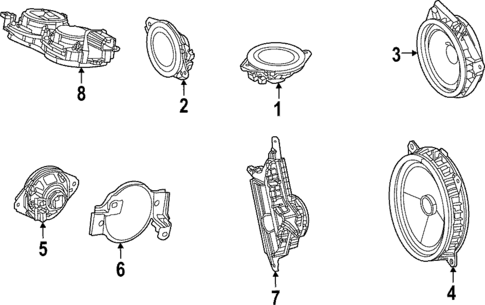 Antenna & Radio for 2023 Lexus LX600 #1
