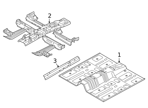 Floor & Rails for 2017 Hyundai Sonata #0